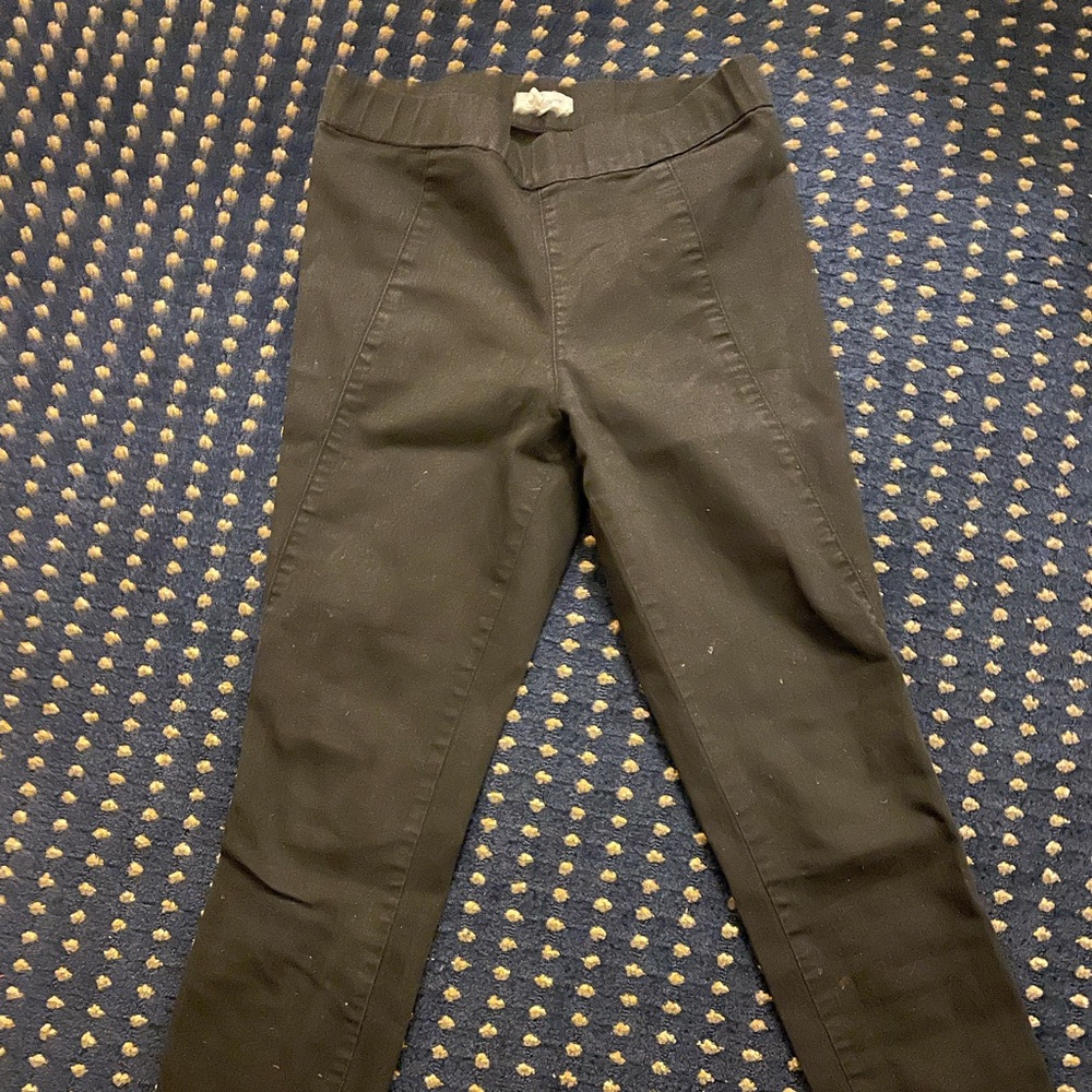 Free people black fitted jeggings, size medium